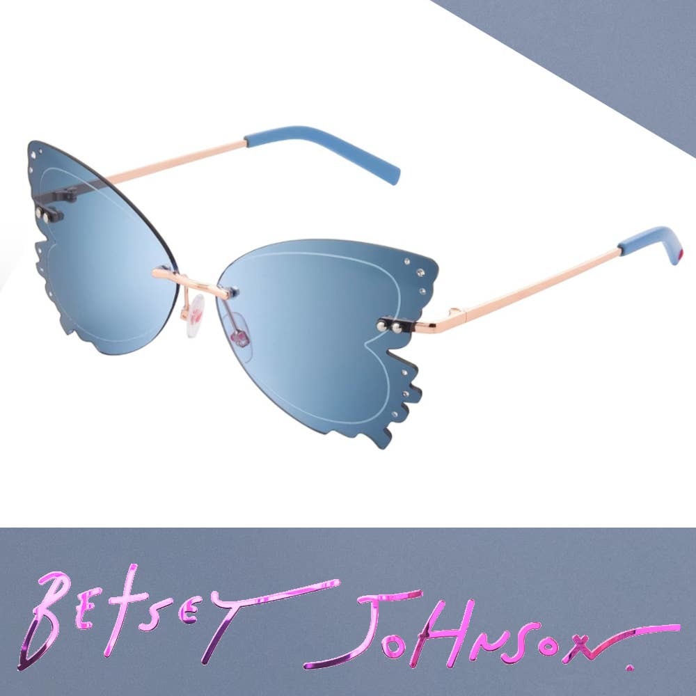 Betsey Johnson | Butterfly Blue Sunglasses